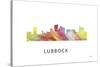 Lubbock Texas Skyline-Marlene Watson-Stretched Canvas