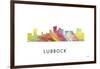 Lubbock Texas Skyline-Marlene Watson-Framed Giclee Print