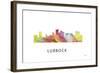 Lubbock Texas Skyline-Marlene Watson-Framed Giclee Print