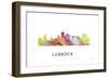 Lubbock Texas Skyline-Marlene Watson-Framed Premium Giclee Print