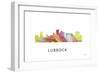 Lubbock Texas Skyline-Marlene Watson-Framed Premium Giclee Print