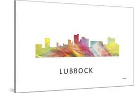 Lubbock Texas Skyline-Marlene Watson-Stretched Canvas