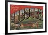 Lubbock, Texas - Texas Tech-Lantern Press-Framed Premium Giclee Print