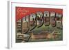 Lubbock, Texas - Texas Tech-Lantern Press-Framed Art Print