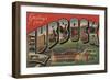 Lubbock, Texas - Texas Tech-Lantern Press-Framed Art Print