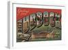 Lubbock, Texas - Texas Tech-Lantern Press-Framed Art Print