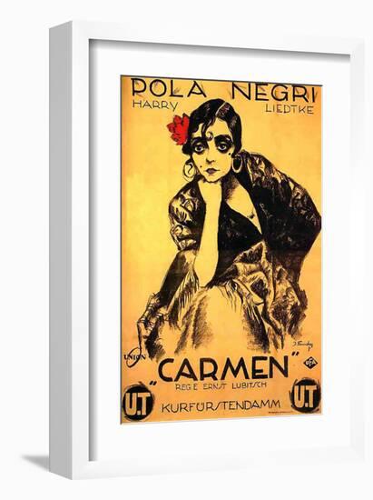 Lubitsch Film Carmen Pola Negri-null-Framed Art Print