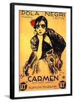 Lubitsch Film Carmen Pola Negri-null-Framed Art Print