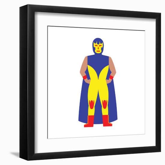 Luc from Mexico City-Tosh-Framed Art Print