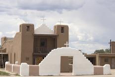 New Mexico, Taos. Taos Pueblo, Pre Hispanic Architecture-Luc Novovitch-Photographic Print