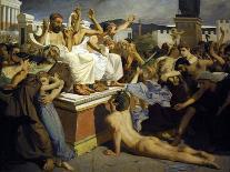 Pheidippides Giving Word of Victory after the Battle of Marathon-Luc-olivier Merson-Giclee Print