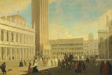 The Piazzetta, Venice-Luca Carlevarijs-Mounted Giclee Print