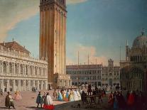 The Molo, Venice, from the Bacino di San Marco, c.1709-Luca Carlevaris-Giclee Print