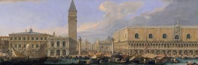 Venice, Piazza San Marco Going Towards the Mint-Luca Carlevaris-Giclee Print