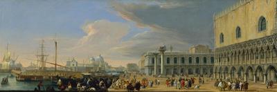 Harbor View with Bridge and Tower, and Ships, 1713-Luca Carlevaris-Art Print