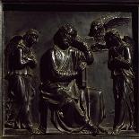The Scholar Priscian, Teaching Two Students, 1437-Luca Della Robbia-Giclee Print