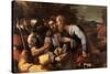 Luca Giordano / 'Kiss of Judas', 1655-1660, Italian School, Oil on copper, 43 cm x 66 cm, P00171.-LUCA GIORDANO-Stretched Canvas