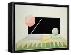 Luca Pacioli, 1976-Lucio Del Pezzo-Framed Stretched Canvas