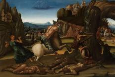 Saint George and the Dragon, c.1500-Luca Signorelli-Giclee Print