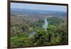 Lucala River flowing out from the Kalandula Falls, Malanje province, Angola, Africa-Michael Runkel-Framed Photographic Print