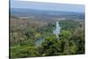 Lucala River flowing out from the Kalandula Falls, Malanje province, Angola, Africa-Michael Runkel-Stretched Canvas