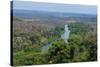 Lucala River flowing out from the Kalandula Falls, Malanje province, Angola, Africa-Michael Runkel-Stretched Canvas