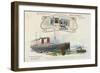 Lucania Steamship-null-Framed Art Print