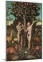 Lucas Cranach (Adam and Eve) Art Poster Print-null-Mounted Poster