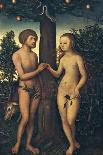 Adam and Eve-Lucas Cranach Elder-Mounted Giclee Print