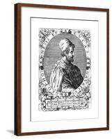 Lucas Gaurico, Italian Astronomer, Astrologer and Mathematician, 16th Century-Theodor de Bry-Framed Giclee Print