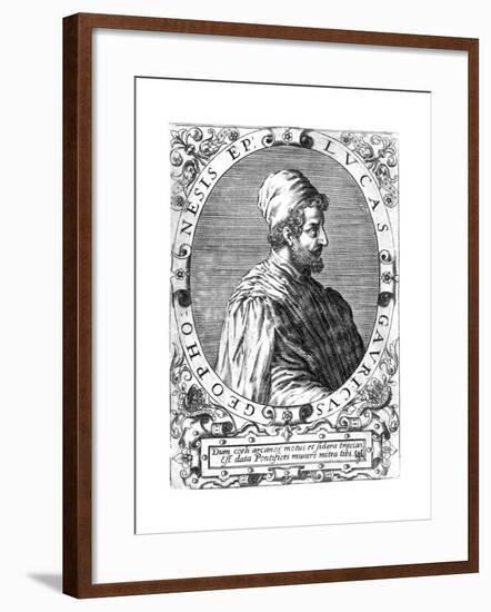 Lucas Gaurico, Italian Astronomer, Astrologer and Mathematician, 16th Century-Theodor de Bry-Framed Giclee Print