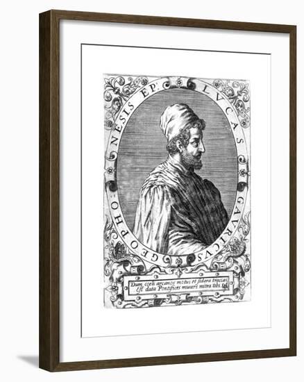 Lucas Gaurico, Italian Astronomer, Astrologer and Mathematician, 16th Century-Theodor de Bry-Framed Giclee Print