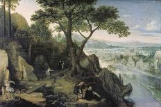 Detail From: Winter Landscape Near Antwerp, 1590-Lucas I. van Valckenborch-Stretched Canvas