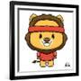 Lucas Lion-Marcus Prime-Framed Art Print