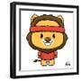 Lucas Lion-Marcus Prime-Framed Art Print