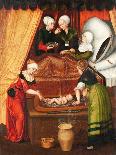 Birth of the Virgin Mary, 1518-Lucas the Elder Cranach-Giclee Print