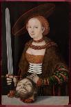 Judith with the Head of Holofernes, 1525 (oil on panel)-Lucas the Elder Cranach-Giclee Print