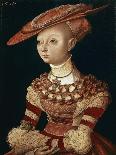 Portrait of Lady-Lucas the Elder Cranach-Giclee Print