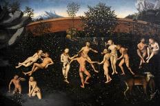 The Golden Age, C,1530-Lucas the Elder Cranach-Stretched Canvas