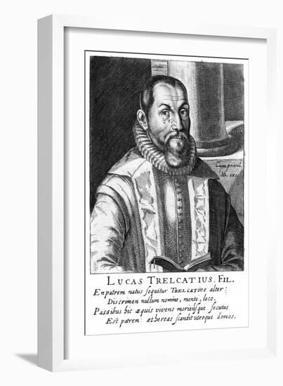 Lucas Trelcatius Younger-Hendrik Hondius-Framed Art Print