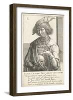 Lucas Van Leyden, Dutch Engraver and Painter-Hendrik I Hondius-Framed Giclee Print