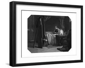Lucas Van Leyden in Bed-H Hollander-Framed Giclee Print