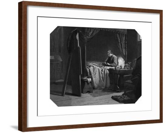 Lucas Van Leyden in Bed-H Hollander-Framed Giclee Print