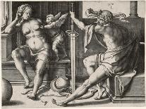 Mars, Venus, and Cupid, 1530-Lucas van Leyden-Giclee Print