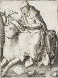 Christ with Crown of Thorns-Lucas van Leyden-Art Print