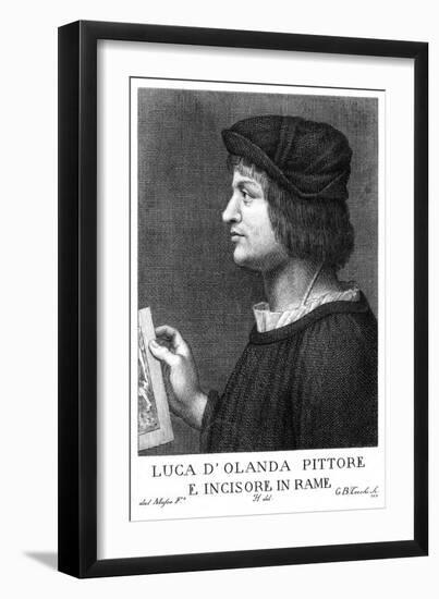 Lucas Van Leyden-Gian Battista Bosio-Framed Art Print