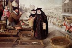 The Country Feast, Detail, 1576-Lucas van Valckenborch-Giclee Print