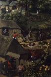 Autumn Harvest Landscape-Lucas van Valkenborch-Giclee Print