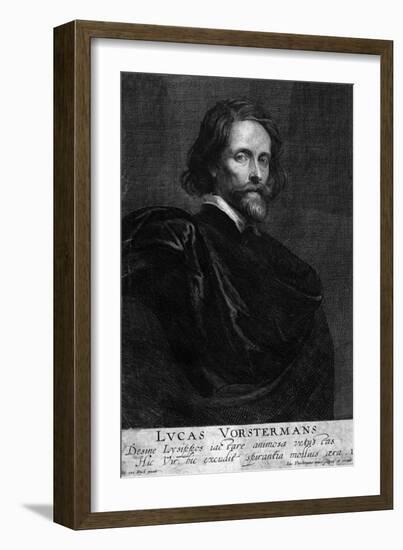 Lucas Vorsterman Elder-Antony van Dijk-Framed Art Print