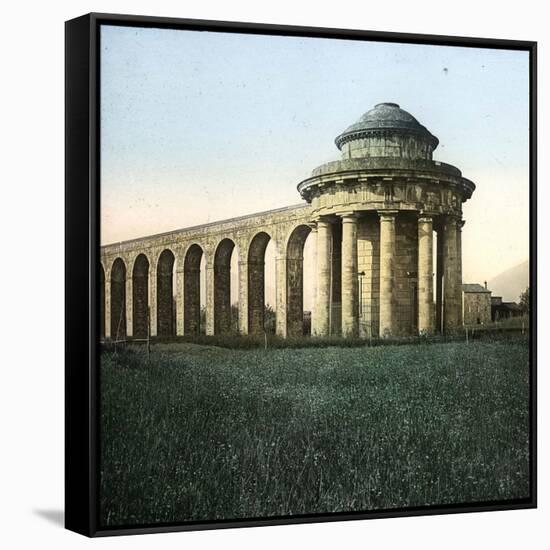 Lucca (Italy), the Aqueduct, Circa 1895-Leon, Levy et Fils-Framed Stretched Canvas